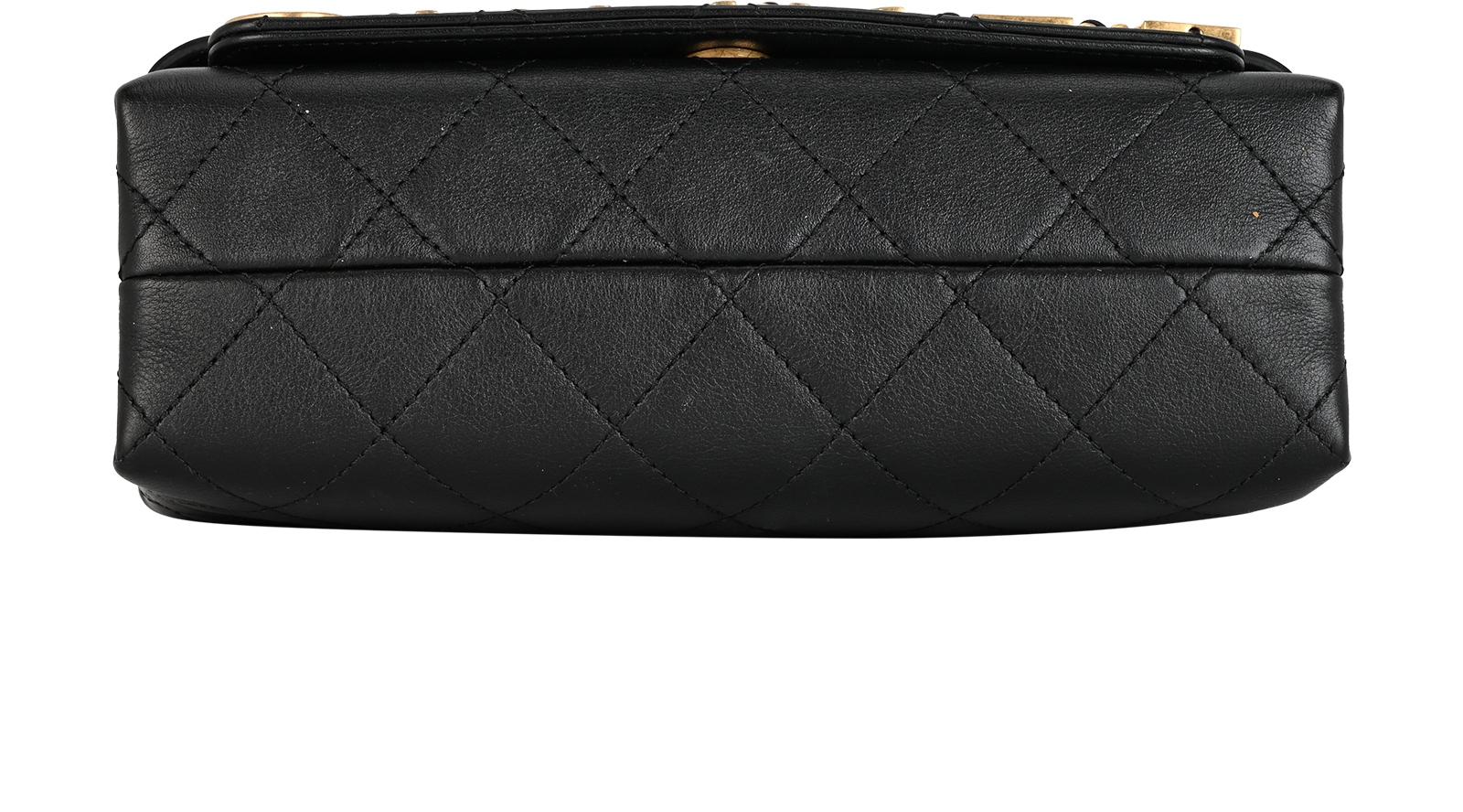 Enchained Logo Flap, &pound;4,100, Handbags, Black, Leather, Top view